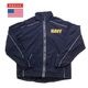 �ڼ�ʪ�����ʡ�GI US NAVY PHYSICAL FITNESS JACKET��DEAD STOCK��<br>���Ƴ��� �ե�������ե��åȥͥ� ���㥱�åȡ�<br>��� �ߥ꥿�꡼ �����ȥɥ� ���Х��Х륲���� ���Х� �ǥåɥ��ȥå� NAVY �ȥ졼�˥� �������� ���˥� �ե��åȥͥ�