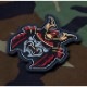 MSM SAMURAI HEAD PVC PATCH<br>��MIL-SPEC MONKEY �ߥ륹�ڥå�����󥭡� ����饤 �إå� �ѥå��ۥߥ꥿�꡼ �����ȥɥ� �����奢�� ���Х� �Х��� �ġ���� ��������� ��åڥ� �ѥå��ѥͥ� �٥륯�� BDU ������ ��� �� OUTLET SALE