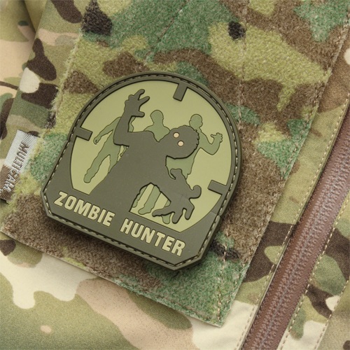 MSM ZOMBIE HUNTER PVC PATCH<br>��MIL-SPEC MONKEY �ߥ륹�ڥå�����󥭡� ����ӥϥ󥿡� �ѥå��ۥߥ꥿�꡼ ���Х��Х륲���� ��åڥ� �٥륯���դ�