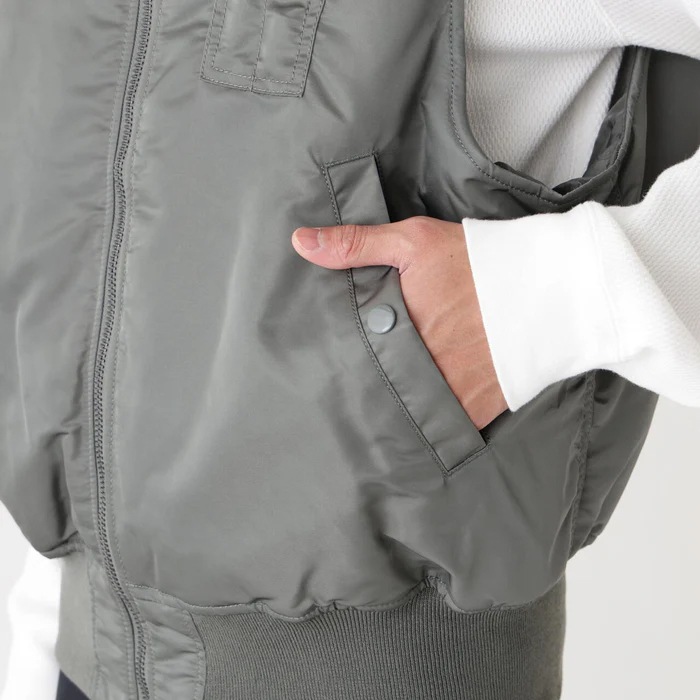 ALPHA �ե饤�� �٥��� 797-5957001 <br>�ڥ���ե� FLIGHT VEST�ۥ�� �ߥ꥿�꡼ �����奢�� �����ȥɥ� ���ȥ꡼�� �Х��� �ġ���� �ݥ��å� ���åѡ� �������� �٥��� �ʥ����� �ݥꥨ���ƥ� MA-1