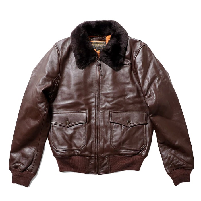 HOUSTON 8172 G-1 LEATHER JACKET<br>�ڥҥ塼���ȥ� 8172 G-1 �쥶�����㥱�åȡۥ�� �����奢�� �����ߡ� G1 �쥶�� LEATHER 8172 ���쥶��