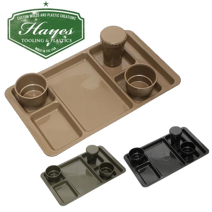 Hayes �ץ饹���å� �ȥ쥤�����å� 4pcs ���å�<br>�ڥإ��� Tray Cup Set�ۥߥ꥿�꡼ �����ȥɥ� ������ ���� �ȥ졼