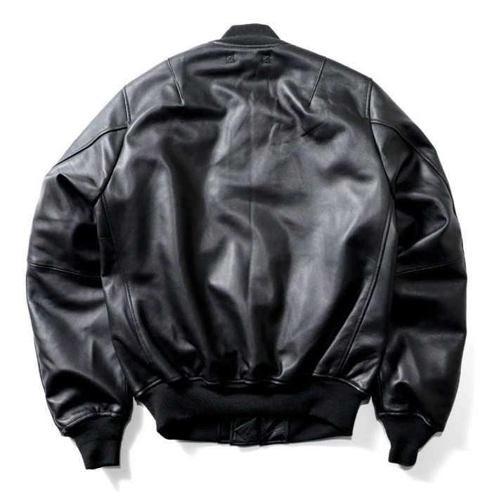 HOUSTON 8191 SHEEP LEATHER MA-1 FLIGHT JACKET<br>�ڥҥ塼���ȥ� 8191 �����ץ쥶��MA-1�ե饤�ȥ��㥱�åȥ��㥱�åȡۥ�� �����奢�� �����ߡ� MA-1 �쥶�� LEATHER 8191 �����ץ쥶�� �ӳ� �ե饤�ȥ��㥱�å� IEDAL