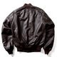 HOUSTON 8191 SHEEP LEATHER MA-1 FLIGHT JACKET<br>�ڥҥ塼���ȥ� 8191 �����ץ쥶��MA-1�ե饤�ȥ��㥱�åȥ��㥱�åȡۥ�� �����奢�� �����ߡ� MA-1 �쥶�� LEATHER 8191 �����ץ쥶�� �ӳ� �ե饤�ȥ��㥱�å� IEDAL