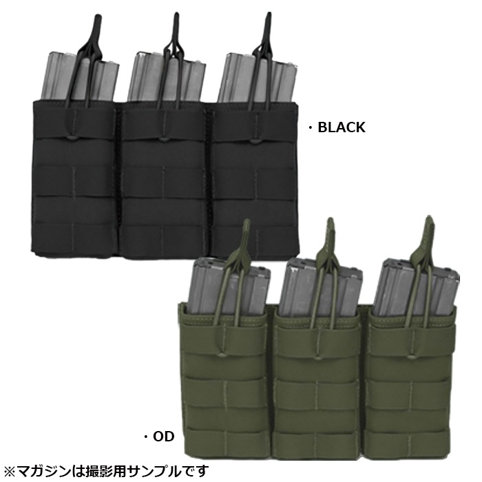 Warrior Assault Systems ȥץ ץȥå5.56mm ޥݡ<br>ڥꥢȥƥ Triple Open M4 Mag Pouchۥߥ꥿꡼  ʥ ȥɥ л ġ º  ʪ Х ޥݡ OUTLET SALE