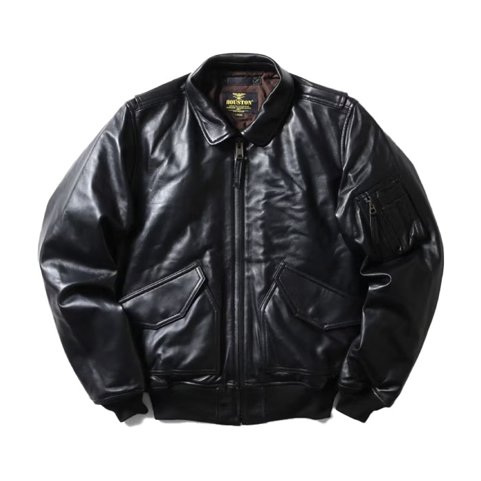 HOUSTON 8192 SHEEP LEATHER CWU45P FLIGHT JACKET<br>�ڥҥ塼���ȥ� 8192 �����ץ쥶��CWU45P�ե饤�ȥ��㥱�åȥ��㥱�åȡۥ�� �����奢�� �����ߡ� CWU45P �쥶�� LEATHER 8192 �����ץ쥶�� �ӳ� �ե饤�ȥ��㥱�å� IEDAL