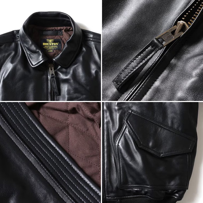 HOUSTON 8192 SHEEP LEATHER CWU45P FLIGHT JACKET<br>�ڥҥ塼���ȥ� 8192 �����ץ쥶��CWU45P�ե饤�ȥ��㥱�åȥ��㥱�åȡۥ�� �����奢�� �����ߡ� CWU45P �쥶�� LEATHER 8192 �����ץ쥶�� �ӳ� �ե饤�ȥ��㥱�å� IEDAL