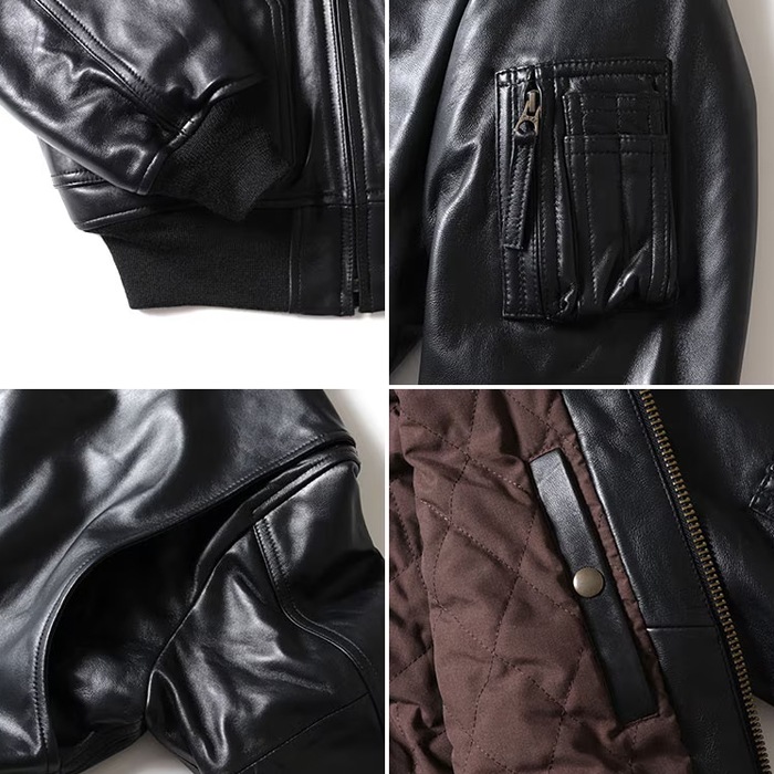 HOUSTON 8192 SHEEP LEATHER CWU45P FLIGHT JACKET<br>�ڥҥ塼���ȥ� 8192 �����ץ쥶��CWU45P�ե饤�ȥ��㥱�åȥ��㥱�åȡۥ�� �����奢�� �����ߡ� CWU45P �쥶�� LEATHER 8192 �����ץ쥶�� �ӳ� �ե饤�ȥ��㥱�å� IEDAL