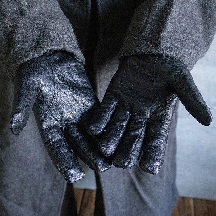 FRANCE LEATHER WORK GLOVES DEAD STOCK<br>�ڥե�� ����쥶���������� �ǥåɥ��ȥå��ۥ�� ��ǥ����� �ߥ꥿�꡼ �����奢�� ���� �쥶�� ����������� ����ץ� �ե�� �ե�󥹷� �쥶���������� ��ʪ������