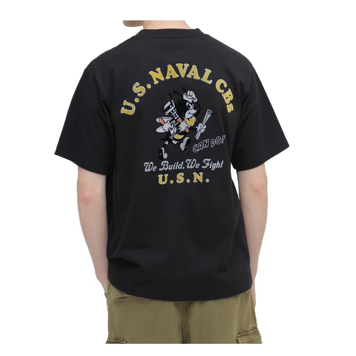AVIREX U.S. NAVAL CBs FLOCKY T-SHIRT<br>�ڥ��ӥ�å��� US�ͥ�������CBs�ե��å���T����ġ�<br>7836234006 ��� �ߥ꥿�꡼ �����ȥɥ� �����奢�� T����� �ե��å����ù� ����åɥ��顼 ���롼�ͥå� �����ӡ��� ��������å���