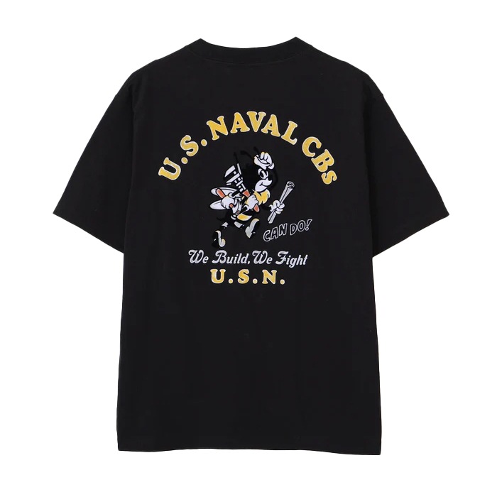 AVIREX U.S. NAVAL CBs FLOCKY T-SHIRT<br>�ڥ��ӥ�å��� US�ͥ�������CBs�ե��å���T����ġ�<br>7836234006 ��� �ߥ꥿�꡼ �����ȥɥ� �����奢�� T����� �ե��å����ù� ����åɥ��顼 ���롼�ͥå� �����ӡ��� ��������å���