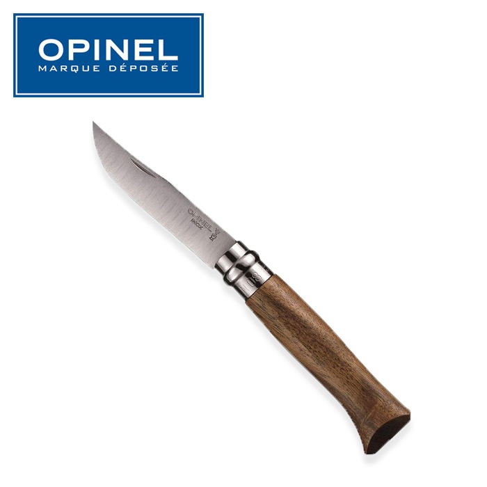 OPINEL ���ƥ�쥹������ #8 ������ʥå�<br>�ڥ��ԥͥ� stainless steel walnut�ۥ����ȥɥ� �֥å��奯��ե� ������ ��� �ޤꤿ���� �ե�����ǥ��󥰡��ʥ���