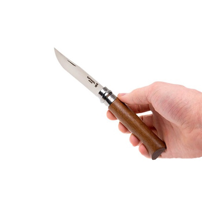 OPINEL ���ƥ�쥹������ #8 ������ʥå�<br>�ڥ��ԥͥ� stainless steel walnut�ۥ����ȥɥ� �֥å��奯��ե� ������ ��� �ޤꤿ���� �ե�����ǥ��󥰡��ʥ���