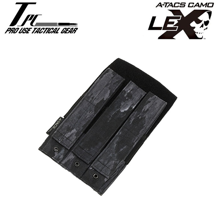 TP MP5 �ԥ��ȥ� �ȥ�ץ�ޥ� �ݡ���/A-TACS LE-X<br>��tactical performance Triple Mag Pouch�ۥ�� �ߥ꥿�꡼ ���Х� �����ȥɥ� �Х��� �ġ���� ��������� �º� ���� �ʥ����� �٥륯�� �ɥåȥܥ��� MOLLE OUTLET