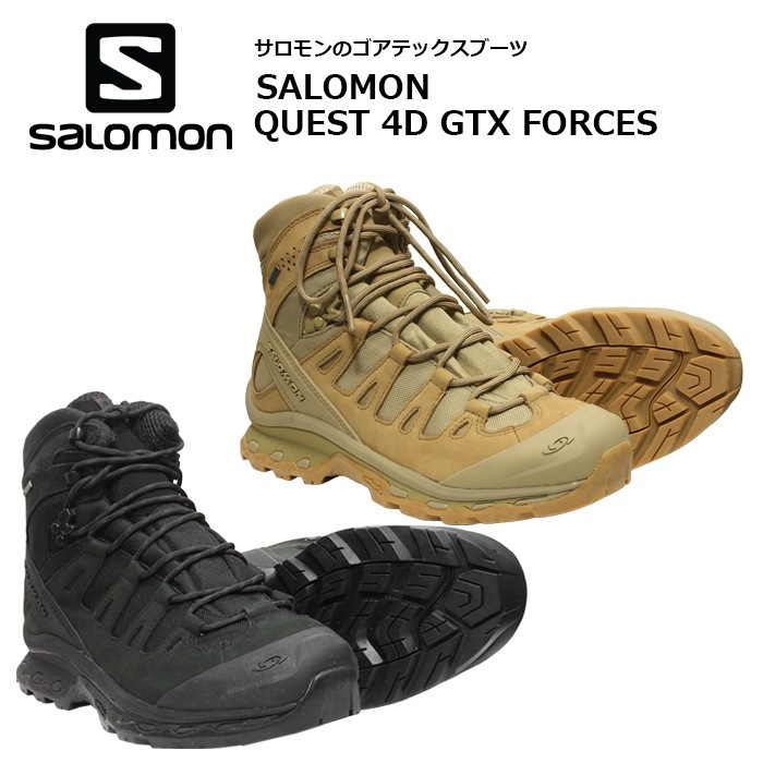 SALOMON QUEST 4D GTX FORCES<br>ڥ  4D GTX ե ۥ奢 ȥ꡼ ֡ ߥåɥå  ߥ꥿꡼ ȥɥ Х ƥå ƥ л Хġ󥰥Х ʻȤ ȥå OUTLET SALE