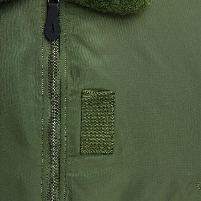 ALPHA B-15 �ե饤�ȥ��㥱�å� 797-5952003 <br>�ڥ���ե�  B-15 FLIGHT JACKET�ۥ�� �ߥ꥿�꡼ �����奢�� �����ȥɥ� ���ȥ꡼�� �Х��� �ġ���� �˴� ���åѡ� �������� ���硼�Ⱦ� �ʥ����� �ݥꥨ���ƥ� �ܥ� B-15