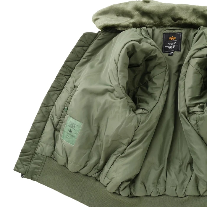 ALPHA B-15 �ե饤�ȥ��㥱�å� 797-5952003 <br>�ڥ���ե�  B-15 FLIGHT JACKET�ۥ�� �ߥ꥿�꡼ �����奢�� �����ȥɥ� ���ȥ꡼�� �Х��� �ġ���� �˴� ���åѡ� �������� ���硼�Ⱦ� �ʥ����� �ݥꥨ���ƥ� �ܥ� B-15