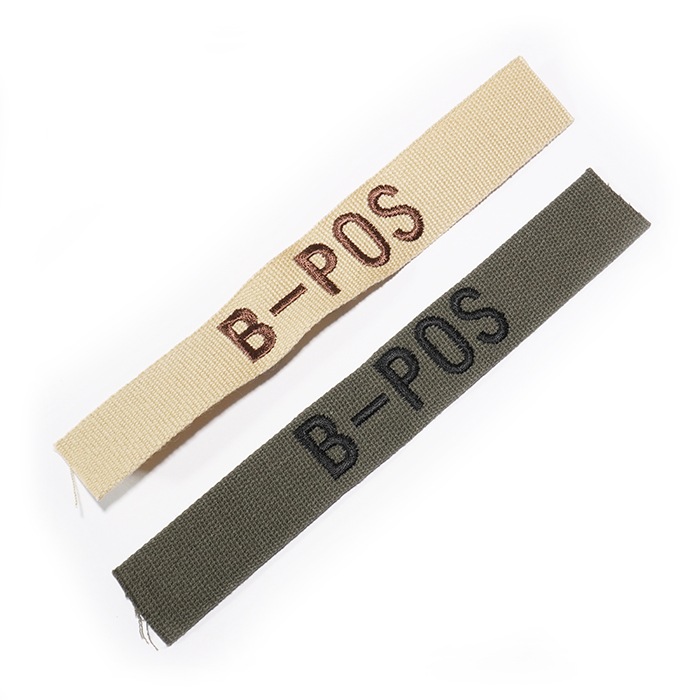 BLOODTYPE NAME TAPE BDU�� B POS<br>�ڷ�շ��ɽ��͡���ơ��� B���ۥߥ꥿�꡼ ���Х��Х륲���� ���Х� �����ȥɥ� BDU ��Ʈ�� Φ�� ���� �͡���ơ���  �º� �����ץ� ARMY WOODLAND