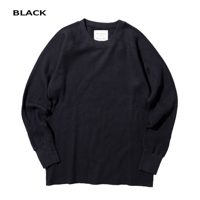 HOUSTON 20971 HEAVY THERMAL C/N L/S TEE<br>�ڥҥ塼���ȥ� 20971 �إӡ������ޥ륯�� ��֡��ͥå����󥰥��꡼��T����ġ�<br>��� ��ǥ����� �ߥ꥿�꡼ �����ȥɥ� �����奢�� ����T����� ���åȥ�100�� �إӡ������ޥ�