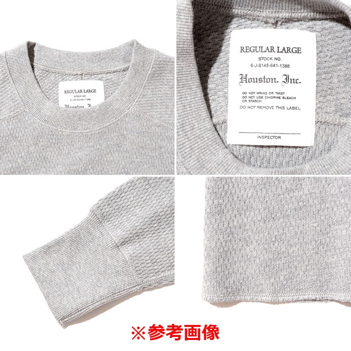 HOUSTON 20971 HEAVY THERMAL C/N L/S TEE<br>�ڥҥ塼���ȥ� 20971 �إӡ������ޥ륯�� ��֡��ͥå����󥰥��꡼��T����ġ�<br>��� ��ǥ����� �ߥ꥿�꡼ �����ȥɥ� �����奢�� ����T����� ���åȥ�100�� �إӡ������ޥ�