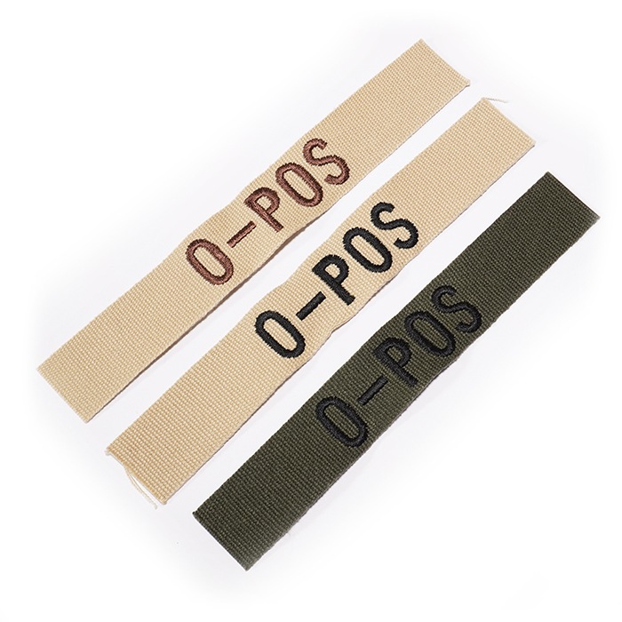 BLOODTYPE NAME TAPE BDU�� O POS<br>�ڷ�շ��ɽ��͡���ơ��� O���ۥߥ꥿�꡼ ���Х��Х륲���� ���Х� �����ȥɥ� BDU ��Ʈ�� Φ�� ���� �͡���ơ���  �º� �����ץ� ARMY WOODLAND
