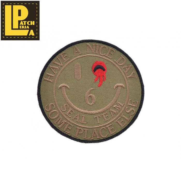 LA PATCHERIA Devgru Have a Nice Day PATCH<br>�ڥ�ѥå����ꥢ �ɽ���åڥ�ۥ�� ���Х� ���å� �ߥ꥿�꡼ ���Х� ��åڥ� ���� seal �ͥ��ӡ� �٥륯�� �����륺 ��åڥ� TEAM6 TIER1 TIER2 ������6 �����ץ�