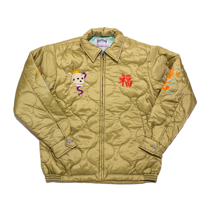 HOUSTON 51511 NYLON VIETNAM JACKET (TIGER)<br>�ڥҥ塼���ȥ� 51511 �ʥ����� �٥ȥʥ� ���㥱�å� (��������) ��<br>��� ��ǥ����� �ߥ꥿�꡼ �����ȥɥ� �����奢�� �ʥ����󥸥㥱�å� �٥ȥ���� �������� �� �饤�ʡ����㥱�å�