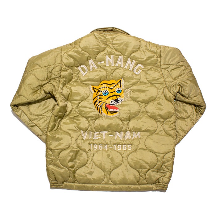 HOUSTON 51511 NYLON VIETNAM JACKET (TIGER)<br>�ڥҥ塼���ȥ� 51511 �ʥ����� �٥ȥʥ� ���㥱�å� (��������) ��<br>��� ��ǥ����� �ߥ꥿�꡼ �����ȥɥ� �����奢�� �ʥ����󥸥㥱�å� �٥ȥ���� �������� �� �饤�ʡ����㥱�å�