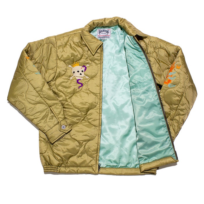 HOUSTON 51511 NYLON VIETNAM JACKET (TIGER)<br>�ڥҥ塼���ȥ� 51511 �ʥ����� �٥ȥʥ� ���㥱�å� (��������) ��<br>��� ��ǥ����� �ߥ꥿�꡼ �����ȥɥ� �����奢�� �ʥ����󥸥㥱�å� �٥ȥ���� �������� �� �饤�ʡ����㥱�å�