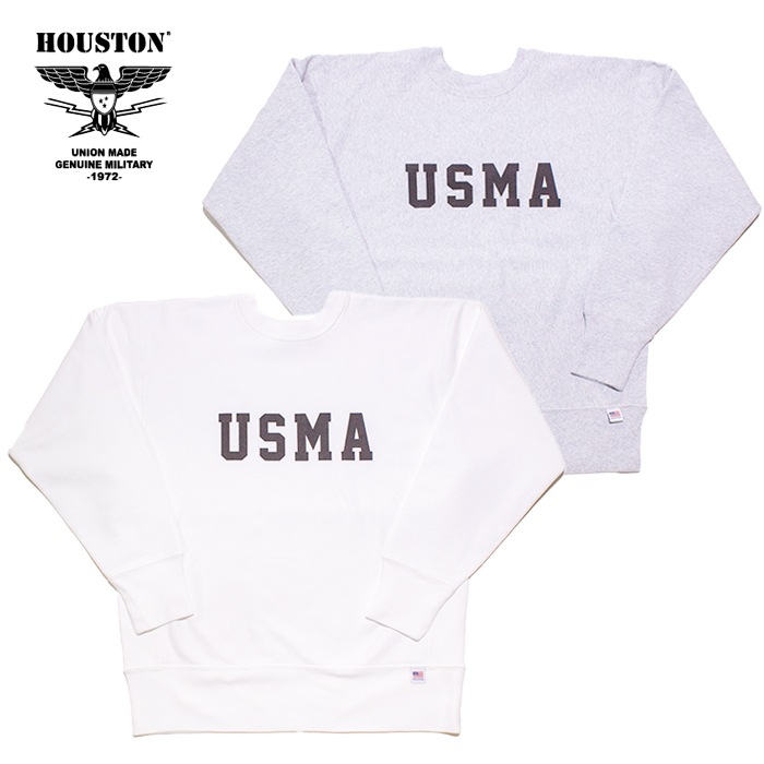 HOUSTON 22322 PRINT U.S. COTTON R/W SWEAT(USMA)<br>�ڥҥ塼���ȥ� 22322 �ץ��� U.S. ���åȥ�R/W �������å�(USMA)��<br>��� ��ǥ����� �ߥ꥿�꡼ �����ȥɥ� �����奢�� �������å� ���åȥ�100�� ��С����������� USMA 12.4oz ��ץ������� �ץ��� ΢����