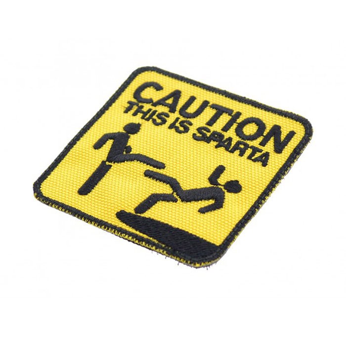 LA PATCHERIA Caution Sparta PATCH<br>�ڥ�ѥå����ꥢ �ɽ���åڥ�ۥ�� ���Х� ���å� �ߥ꥿�꡼ ���Х� ��åڥ� ���ѥ륿 300 �ͥ��ӡ� �٥륯�� �����륺 ��åڥ� TEAM6 TIER1 TIER2 ������6 �����ץ�