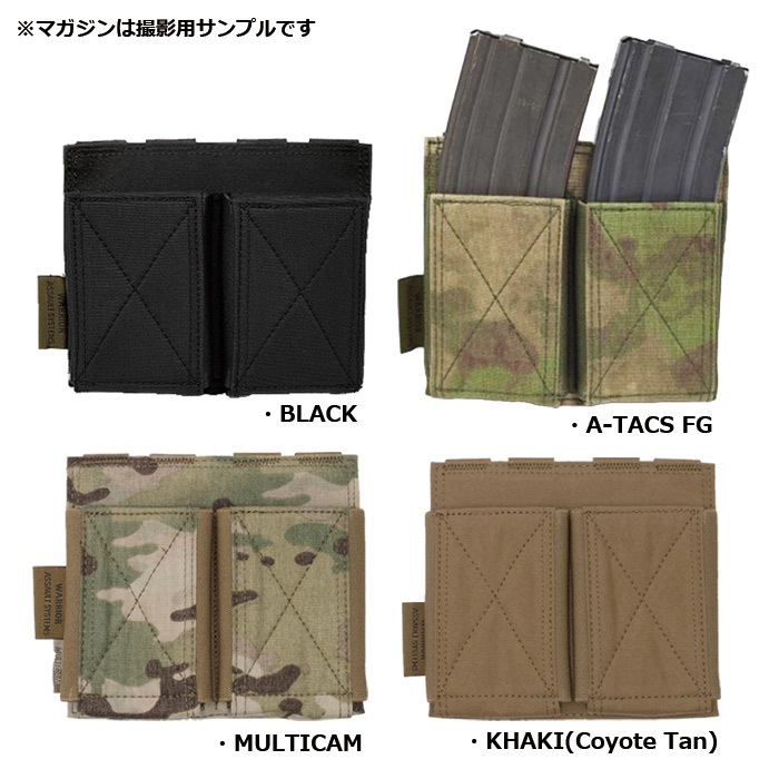 Warrior Assault Systems ֥ 饹ƥå ޥݡ<br>ڥꥢȥƥ double elastic mag pouchۥߥ꥿꡼  ʥ  MOLLE ȥɥ ƥ º  Х ޥݡ  ʪ ޥ OUTLET SALE