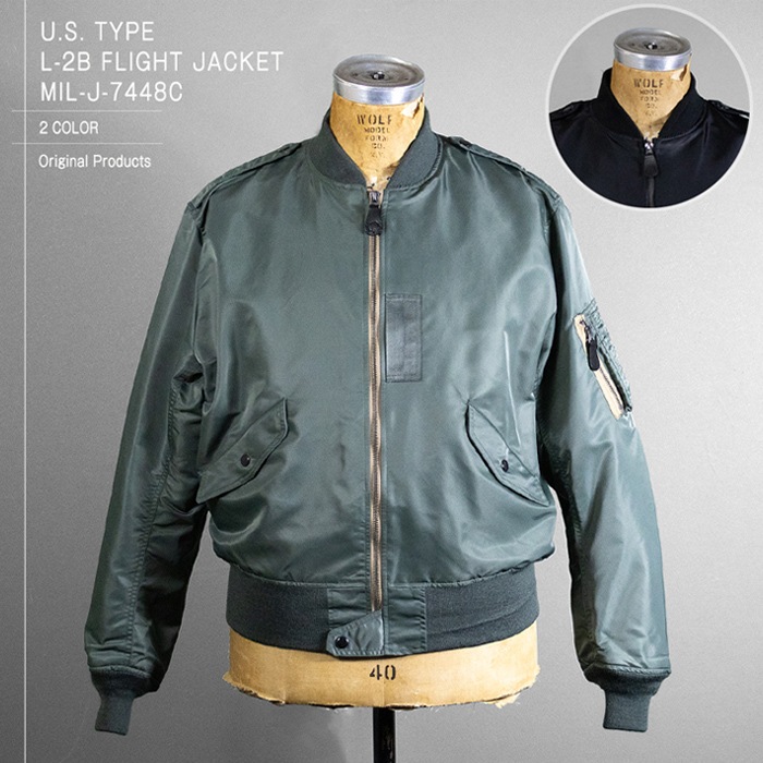 YAMAMOTO CO.LTD. L-2B FLIGHT JACKET MIL-J-7448C<br>�ڥ�ޥ�ȥ��ꥸ�ʥ�  L-2B �ե饤�ȥ��㥱�åȡۥ�� �ߥ꥿�꡼ �����奢�� �����ȥɥ� ���ȥ꡼�� �Х��� �ġ���� �ս� �������� ���硼�Ⱦ� �ʥ����� L-2B ��ޥ�ȥ��ꥸ�ʥ� �����