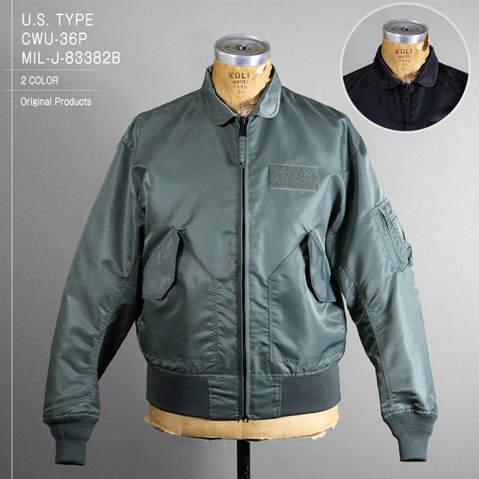 YAMAMOTO CO.LTD. CWU-36P FLIGHT JACKET MIL-J-83382B<br>�ڥ�ޥ�ȥ��ꥸ�ʥ�  CWU-36P �ե饤�ȥ��㥱�åȡۥ�� �ߥ꥿�꡼ �����奢�� �����ȥɥ� ���ȥ꡼�� �Х��� �ġ���� �ս� �������� ���硼�Ⱦ� �ʥ����� CWU-36P ��ޥ�ȥ��ꥸ�ʥ�