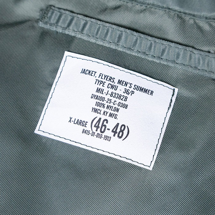 YAMAMOTO CO.LTD. CWU-36P FLIGHT JACKET MIL-J-83382B<br>�ڥ�ޥ�ȥ��ꥸ�ʥ�  CWU-36P �ե饤�ȥ��㥱�åȡۥ�� �ߥ꥿�꡼ �����奢�� �����ȥɥ� ���ȥ꡼�� �Х��� �ġ���� �ս� �������� ���硼�Ⱦ� �ʥ����� CWU-36P ��ޥ�ȥ��ꥸ�ʥ�