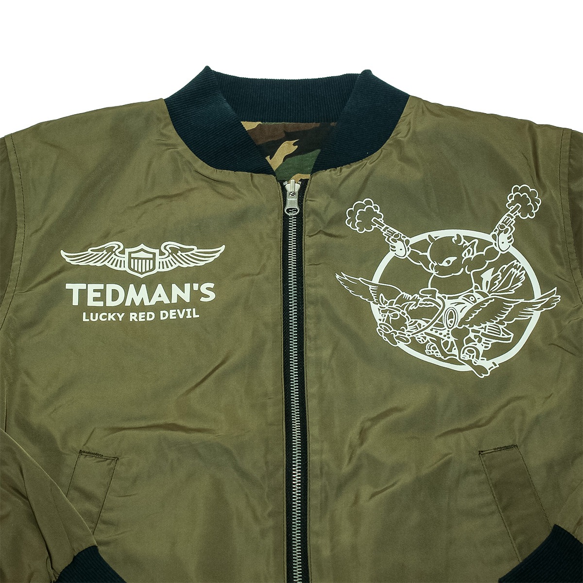 TEDMAN TRNJK-100 JABO ANGLE<br>�ڥƥåɥޥ� �䡼�ܥ��󥸥���ۥ�� �ߥ꥿�꡼ �����奢�� �ʥ����� ���㥱�å� �ե饤�ȥ��㥱�å� ��С����֥� USAIRFORCE �ƶ��� MA-1