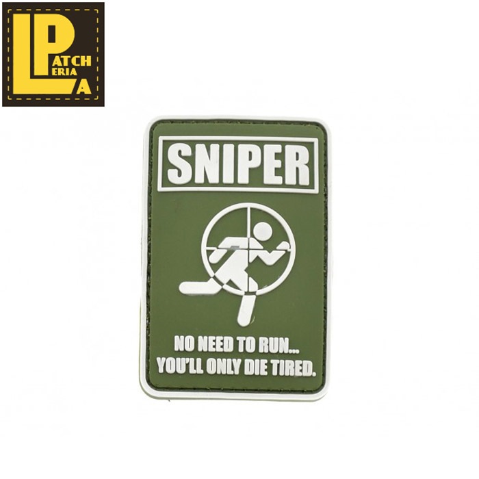 LA PATCHERIA Sniper PATCH<br>�ڥ�ѥå����ꥢ PVC��åڥ�ۥ�� ���Х� ���Х��� ���ʥ��ѡ� �������ե� �ߥ꥿�꡼ ��åڥ� airsoft ��ư���� �ޥ륤 �������� �٥륯�� �����륺 ��åڥ� TEAM6 ����
