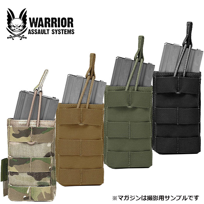 Warrior Assault Systems ���󥰥� �����ץ�ȥå�5.56mm �ޥ��ݡ���<br>�ڥ������ꥢ��������ȥ����ƥ� single open M4 mag pouch�ۥߥ꥿�꡼ ��� �ʥ����� �����ȥɥ� �º� ���� ��ʪ ���Х� �ޥ�����ݡ��� ������ȥ饤�ե� �Х󥸡������� MOLLE OUTLET SALE