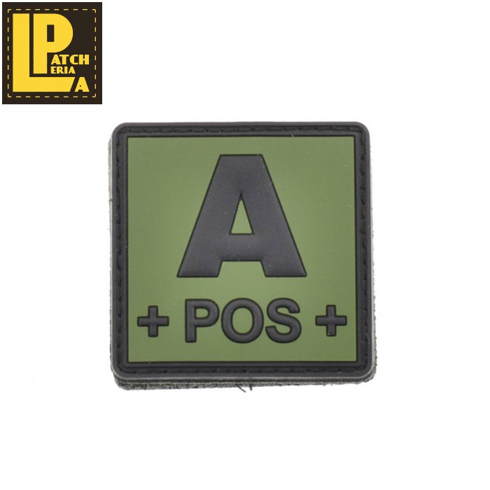 LA PATCHERIA Blood type PVC PATCH<br>ڥѥåꥢ PVCåڥۥ Х Хǥ ե ߥ꥿꡼ åڥ airsoft ư ޥ륤  ٥륯 륺 åڥ TEAM6 շ