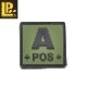 LA PATCHERIA Blood type PVC PATCH<br>ڥѥåꥢ PVCåڥۥ Х Хǥ ե ߥ꥿꡼ åڥ airsoft ư ޥ륤  ٥륯 륺 åڥ TEAM6 շ