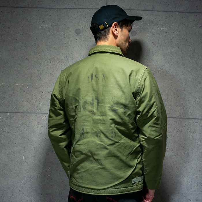 US A-2 DECK Jacket 1973 ���Ʒ� A-2 �ǥå� ���㥱�å� 1973ǯ����<br>��� �ߥ꥿�꡼ �����ƥ����� �����奢�� �إӡ��������� ���Х� �ե꡼�� �����ȥɥ� ������ �л� �Х��� �ġ���� ��������� ���ȥ꡼�� �������� �ե른�å� �ǥåɥ��ȥå� ����
