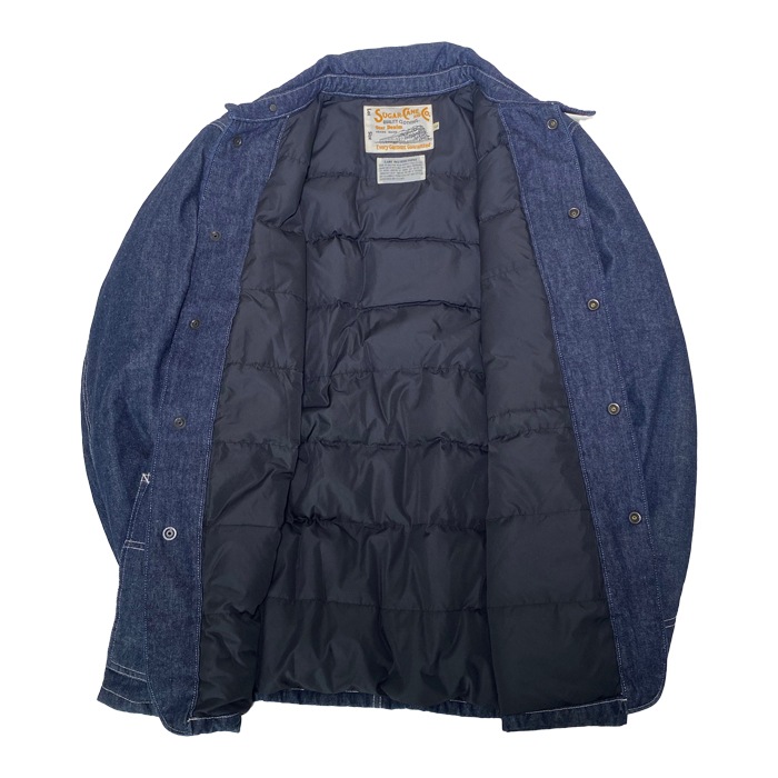 SUGAR CANE SC13699 DENIM WORK DOWN JACKET<br>�ڥ��奬�������� �ǥ˥�����󥸥㥱�åȡۥ�� �����奢�� ���С������� ������ �ǥ˥ॸ�㥱�å� ������㥱�å� ���� ���奬�������� L������