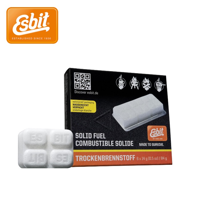 Esbit �ݥ��åȥ��ȡ����� ͽ���Ƿ�ǳ��<br>�ڥ����ӥå� Solid fuel�ۥ�� ��ǥ����� �ߥ꥿�꡼ �����ȥɥ� �ޥ���ƥ�꡼���� ���������� ���Х��Х� �ɥ��ķ� Ĺ����¸ �ҳ� ����