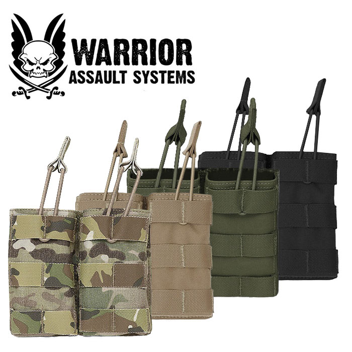 Warrior Assault Systems ֥ ץȥå5.56mm ޥݡ<br>ڥꥢȥƥ double open M4 mag pouchۥߥ꥿꡼  ʥ  MOLLE ȥɥ Х ġ º  Х  ޥݡ OUTLET SALE