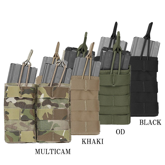 Warrior Assault Systems ֥ ץȥå5.56mm ޥݡ<br>ڥꥢȥƥ double open M4 mag pouchۥߥ꥿꡼  ʥ  MOLLE ȥɥ Х ġ º  Х  ޥݡ OUTLET SALE