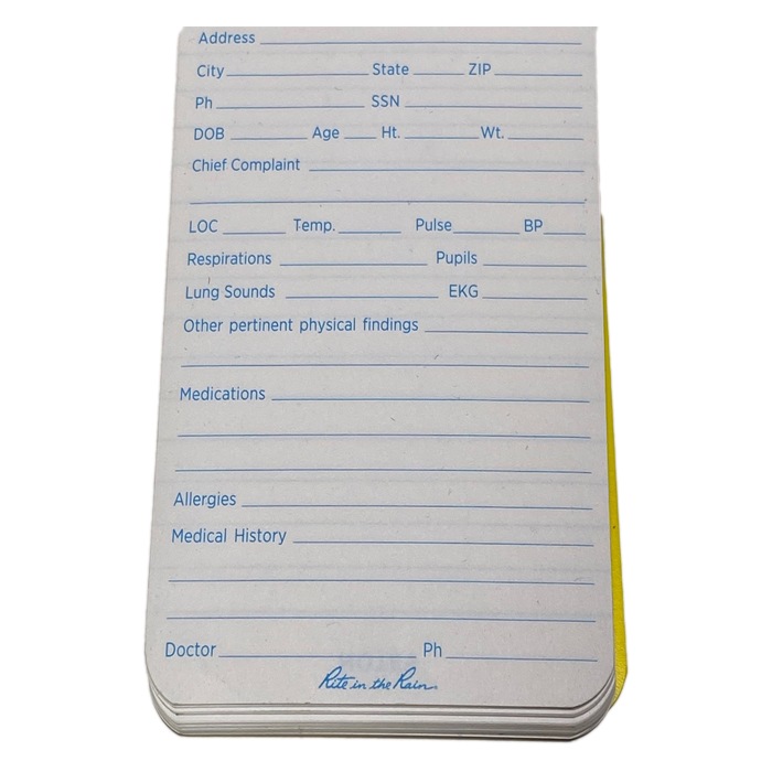 Rite in the Rain No112 VITAL STATISTICS EMS<br>�ڥ饤�� ���� �� �쥤�� No112 EMS ���פ����ץΡ��ȡۥߥ꥿�꡼ �����ȥɥ� �����奢�� ���Х� �Х��� �ġ���� ��������� �ɥ饤�� �л� ��Ͽ ι�� �ƹ��� �ɿ� ���� EMS ���Х��Х� �ҳ� ʸ˼��