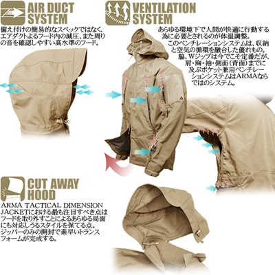 ARMA TACTICAL DIMENSION JACKET / A-TACS GHOST<br>ڥ ƥ ǥ󥷥 㥱å å ȡۥ ߥ꥿꡼ ХХ륲 Х ȥɥ ޥƥ ꡼ ʪ