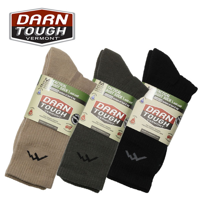 DARN TOUGH TACTICAL ���å���� ���å���<br>�ڥ����󥿥� �����ƥ����� �ߥåɥ��� mid calf cushion sox�ۥߥ꥿�꡼ ���Υ����� �֡��ĥ��å��� ����