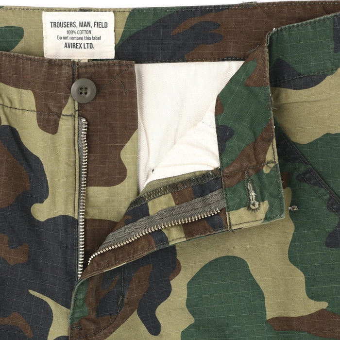 ��������å��� 7835910011 ���åȥ� ��åץ��ȥå� �ե��ƥ����� �ѥ��<br>��AVIREX COTTON RIPSTOP FATIGUE PANTS�ۥ�� �ߥ꥿�꡼ 6�ݥ��å� �������ѥ��  ��åץ��ȥå� �ɥ��������� �º��� ���� �ե��ƥ�����