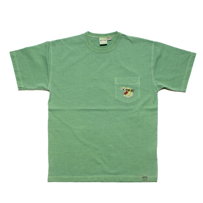 HOUSTON 22299 PIGMENT FOAM PT SOUVENIR S/S TEE<br>�ڥҥ塼���ȥ� 22299 �ԥ����� �����٥˥� Ⱦµ�ԥ���ġ�<br>��� ��ǥ����� �ߥ꥿�꡼ �����ȥɥ� �����奢�� T����� �ɽ� �ԥ����� 7.6���� ���åȥ�100�� ������ơ����ù� ���륯�ץ���